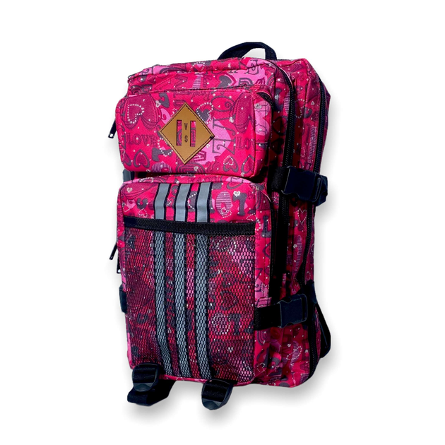 Тактичний, штурмовий рюкзак 16073 два відділи, 2 фронтальні кишені 25л, розмір 43*23*17 см рожевий - изображение 1