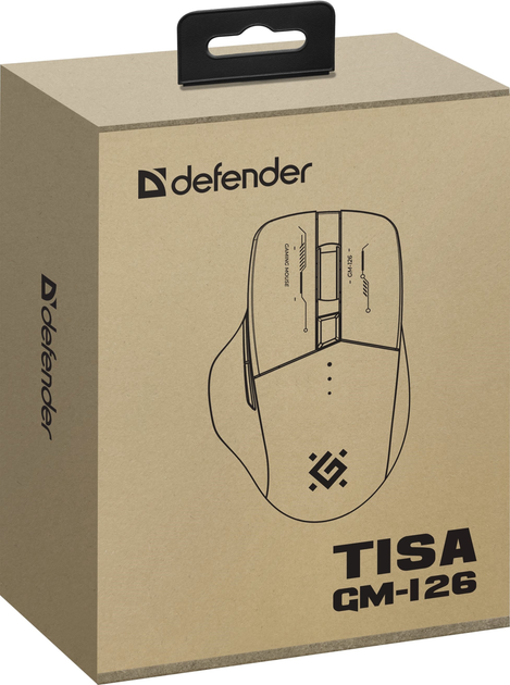 Миша Defender TISA GM-126 Wireless White/Blue (4745090825428) - зображення 6
