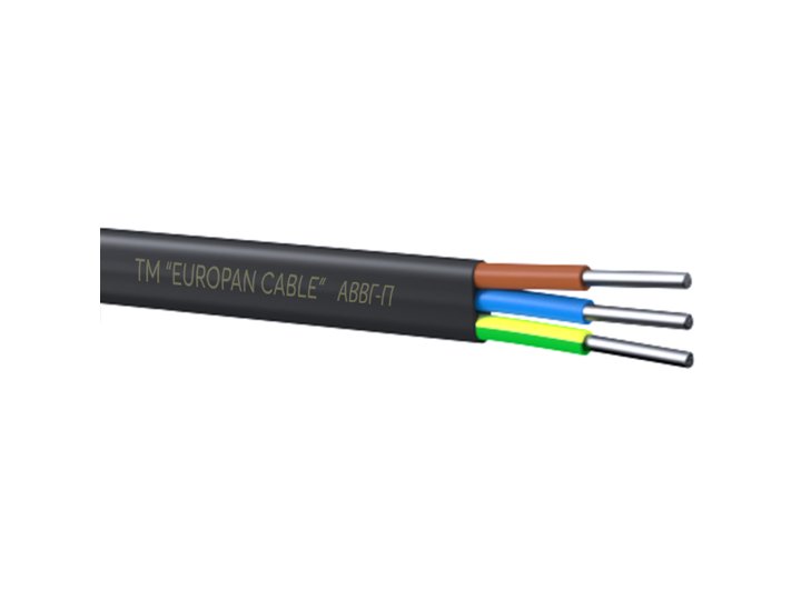 Кабель АВВГ-П-0,66 2х6,0 силовий алюмінієвий EUROPAN CABLE - Фото 1 Кабель АВВГ-П-0,66 2х6,0 силовий алюмінієвий EUROPAN CABLE - зображення 1