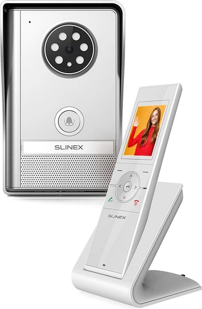 Беспроводной комплект видеодомофона Slinex RD-30 v2 White - Фото 1 Беспроводной комплект видеодомофона Slinex RD-30 v2 White - изображение 1