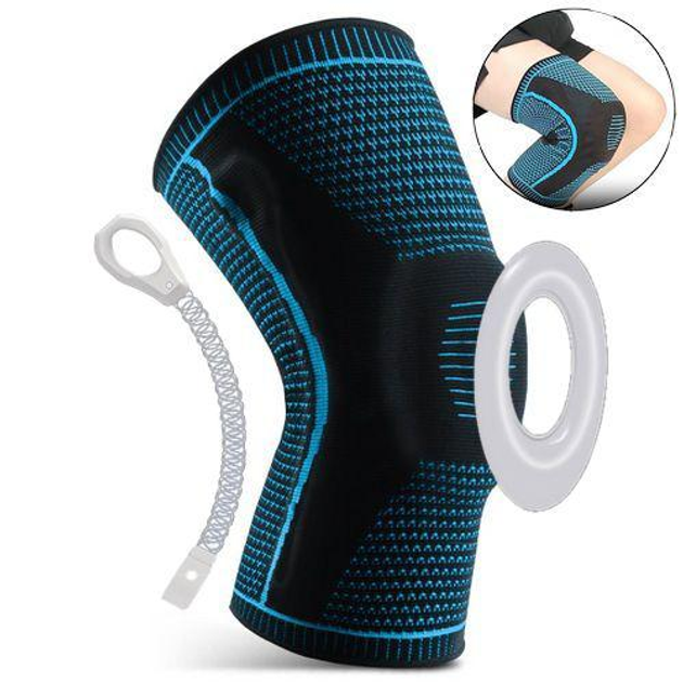 Бандаж на коленный сустав BD AB066. XL/47-48см. Полужесткий. Ребра ...
