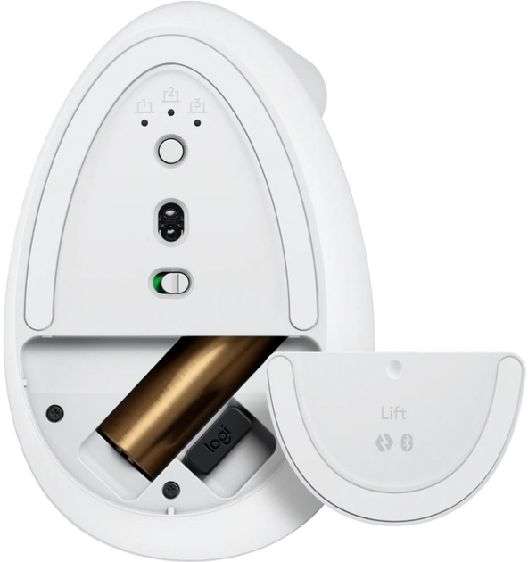 Mysz Logitech Lift Vertical Ergonomic Bluetooth White (910-006496) - obraz 5