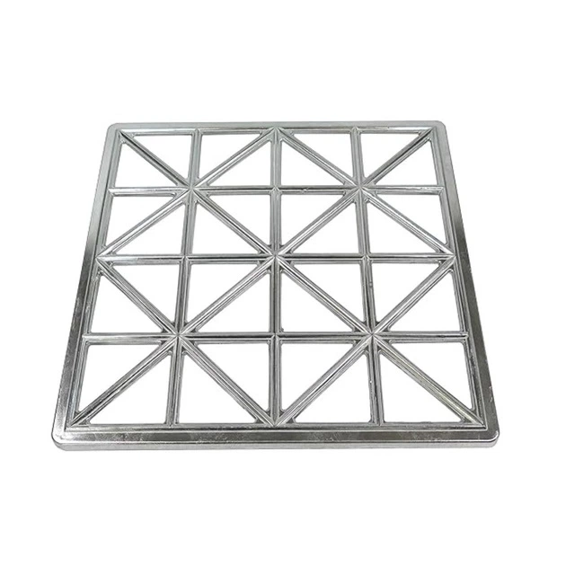 Форма Stenson R92262 для лепки вареников металлическая 26x26 см. - изображение 2