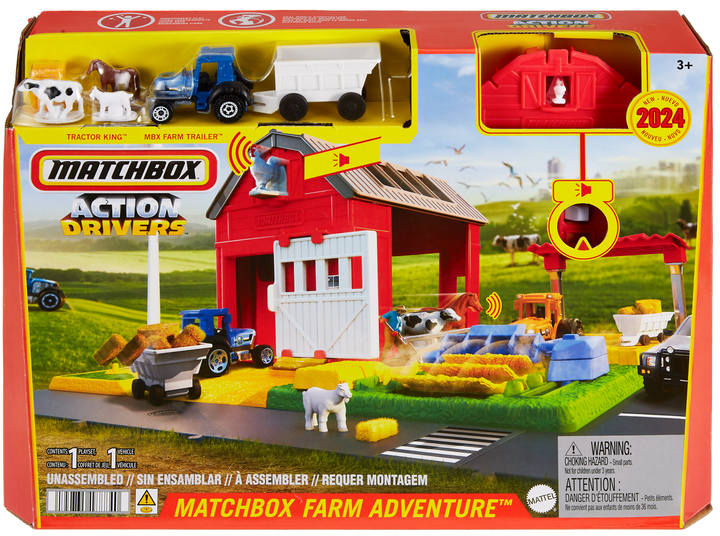 Zestaw do grania Matchbox Prawdziwe Przygody Farma (HRY42) - obraz 1