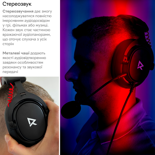 Навушники RZTK HP 400 Black - зображення 4