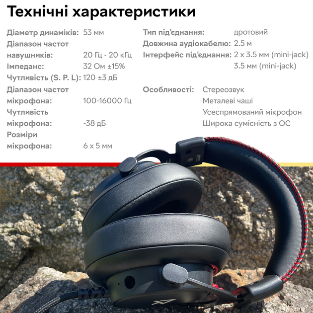 Навушники RZTK HP 400 Black - зображення 10