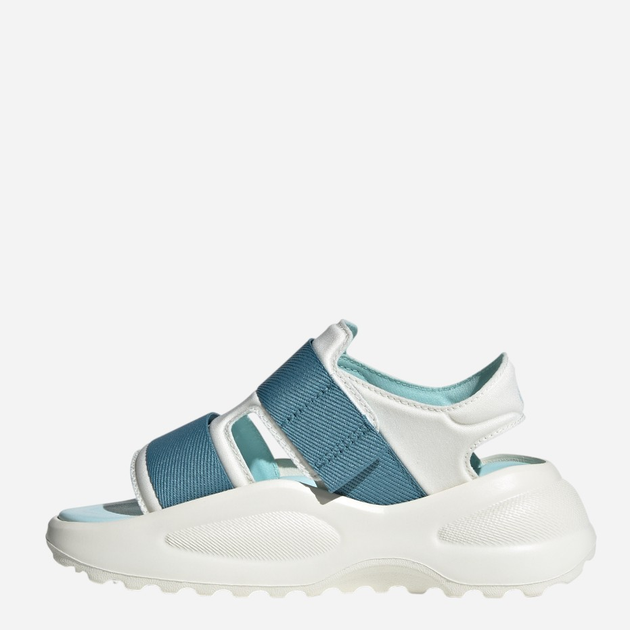 Підліткові спортивні сандалії для дівчинки adidas Mehana Sandal Kids ID7912 37 Білий/Бірюзовий (4066765026033) - зображення 2