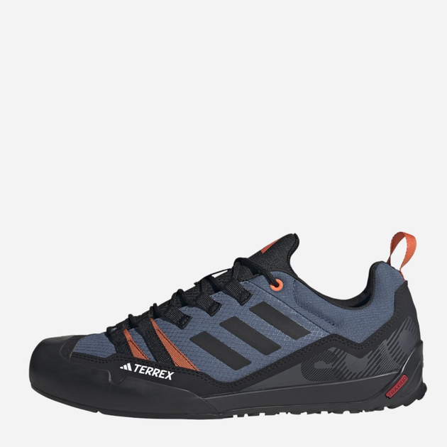 Buty sportowe trekkingowe męskie Adidas Terrex Swift Solo 2 IE6903 49.5 Niebieski/Czarny (4066746372944) - obraz 2