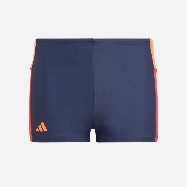 Kąpielówki młodzieżowe chłopięce bokserki adidas CB 3S Boxer IP2718 158 cm Granatowe (4067887329736) - obraz 1