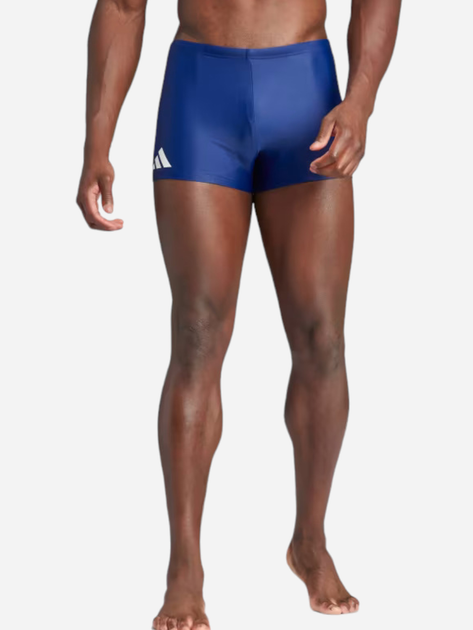 Kąpielówki męskie bokserki adidas Solid Boxer IU1878 58 Niebieskie (4067887327909) - obraz 1