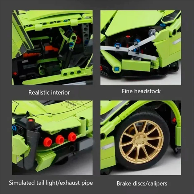 Машинка конструктор Technol Model Lamborghini 1:14 Sian FKP 37