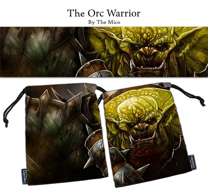 Sakiewka na kości Drawlab Entertainment The Orc Warrior (0781159522161) - obraz 1