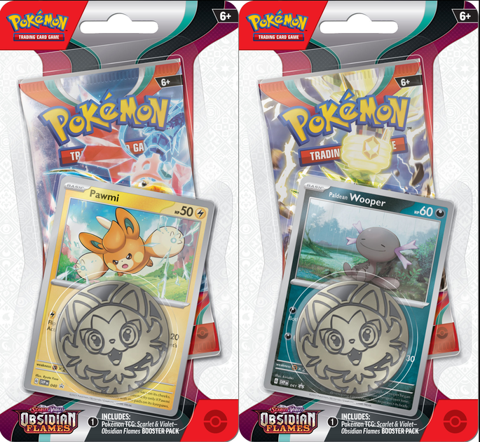 Pudełko typu blister Pokemon Scarlet & Violet Obsidian Flames 16 szt (0820650873812) - obraz 1