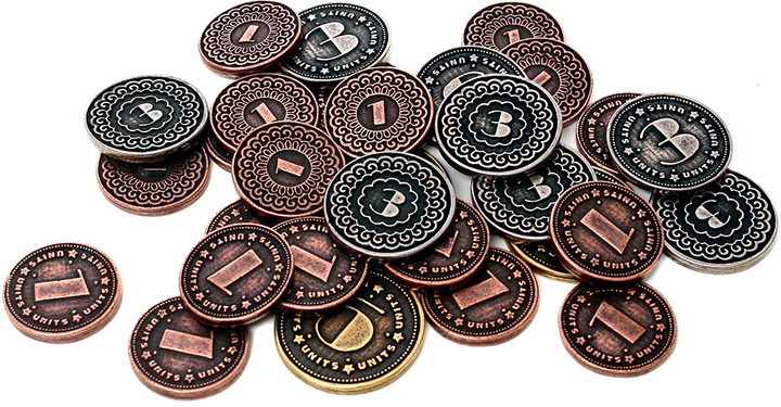 Набір металевих монет Drawlab Entertainment Одиниці 30 шт (5902650612051) - зображення 1