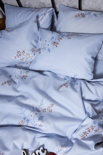 Комплект постельного белья Moon&Star Микросатин Premium Lavender Bliss Двуспальный 175х210 см наволочки 2х70х70 см (MS-820005187) - изображение 8