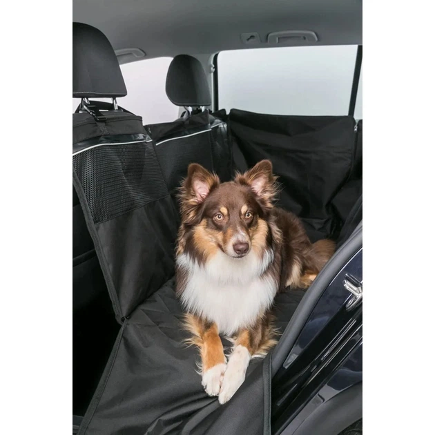 Килимок Trixie для сидіння авто захисний чорний текстиль 1,55*1,30м - зображення 3