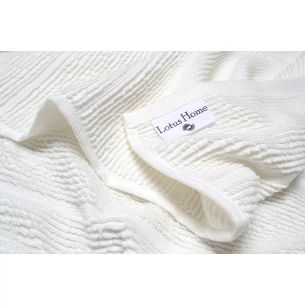 Полотенце Lotus Home Sophie off white молочный 90*150 (svt-2000022330855) - изображение 5
