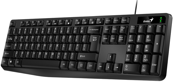 Klawiatura przewodowa Genesis KB-117 USB Czarna (31310016400) - obraz 2