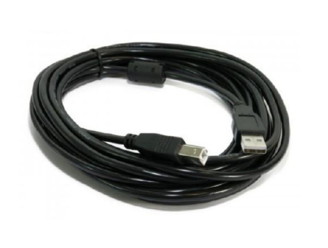 Кабель для принтера (сканера) USB 2.0 AM-BM / 5 метров / Черный - изображение 2