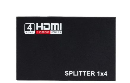 HDMI разветвитель на 4 порта HDMI SPLITTER 1 in 4 / Черный - изображение 4