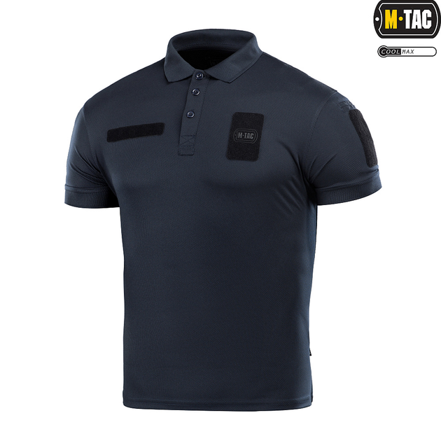 Поло M-Tac Elite Tactical Coolmax Dark Navy Blue 3XL - изображение 1