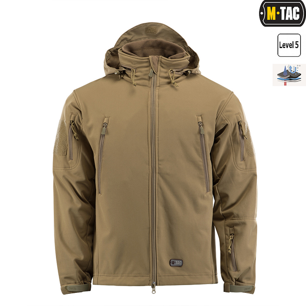 С подстежкой куртка Tan Soft Shell S M-Tac - изображение 2