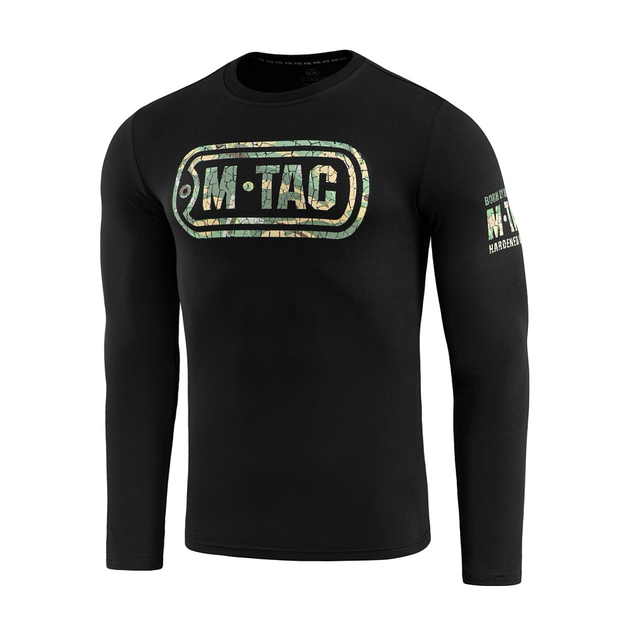 M-Tac футболка Logo довгий рукав Black XL - зображення 1