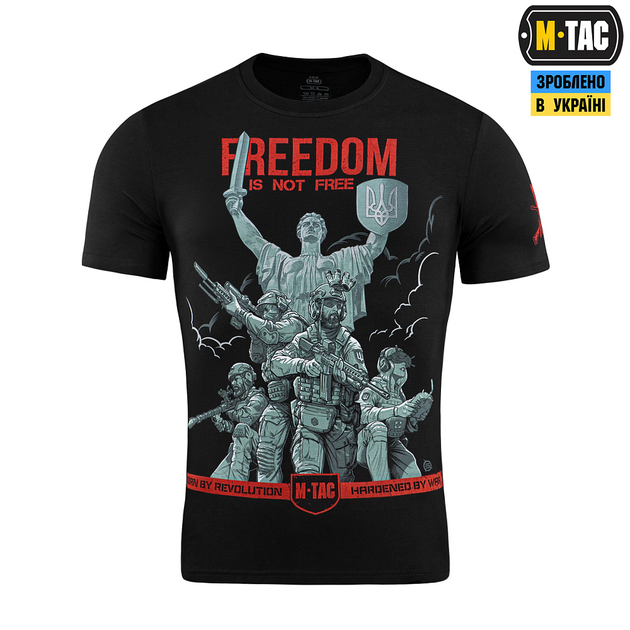 Футболка S M-Tac Freedom Black - изображение 2