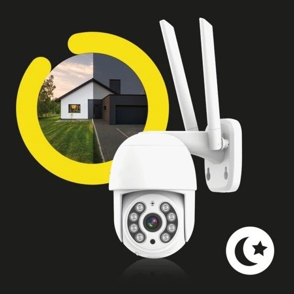 Уличная поворотная WiFi PTZ- камера видеонаблюдения FullHD (интеллектуальный режим,высокие параметры записи) - Фото 5 Уличная поворотная WiFi PTZ- камера видеонаблюдения FullHD (интеллектуальный режим,высокие параметры записи) - изображение 5