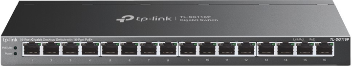 Przełącznik TP-LINK TL-SG116P - obraz 1