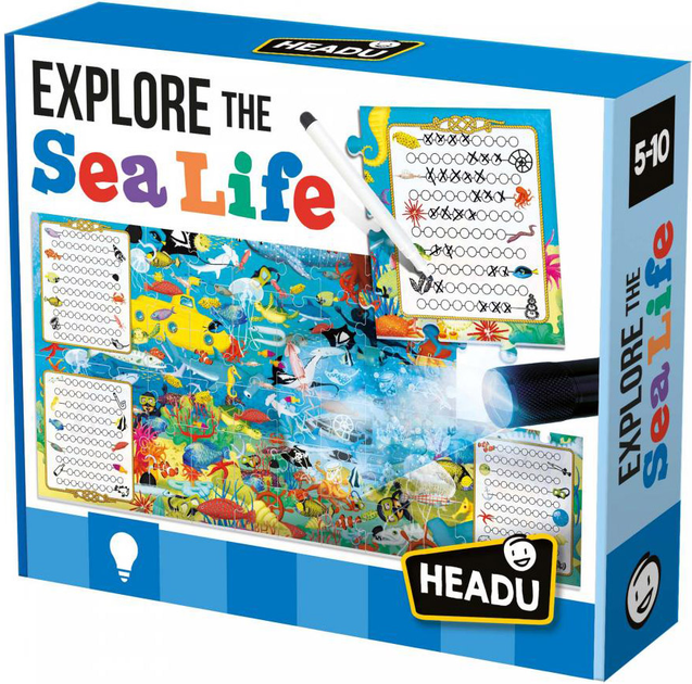 Puzzle edukacyjne Headu Explore Marine Life (HDUIT22311) - obraz 1