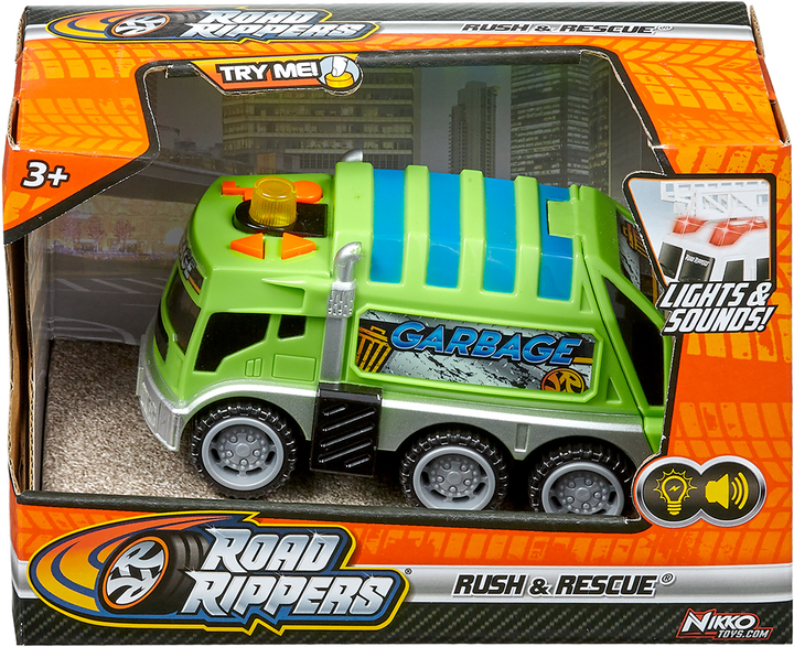 Śmieciarka Road Rippers Rush and Rescue (NKK20133) - obraz 2
