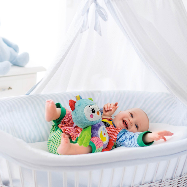 Miękka lampka nocna Clementoni Baby Clementoni Sowa (CLM17801) - obraz 3