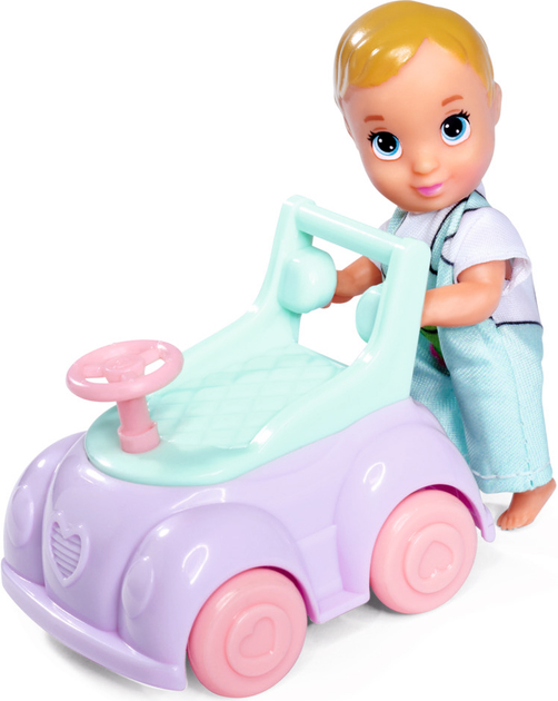 Ляльковий набір Simba Штеффі з малюком на машинці (SBA105733585) - зображення 2