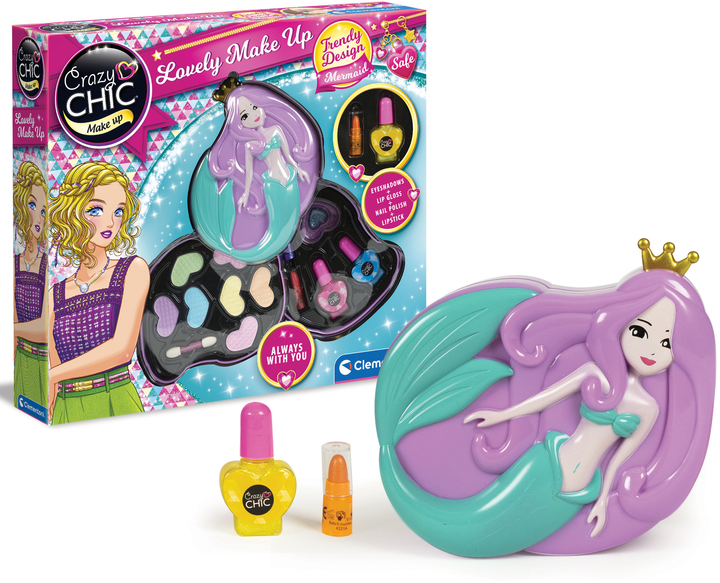 Zestaw kosmetyków dla dzieci Clementoni Crazy Chic Lovely Make Up Mermaid (CLM18642) - obraz 3