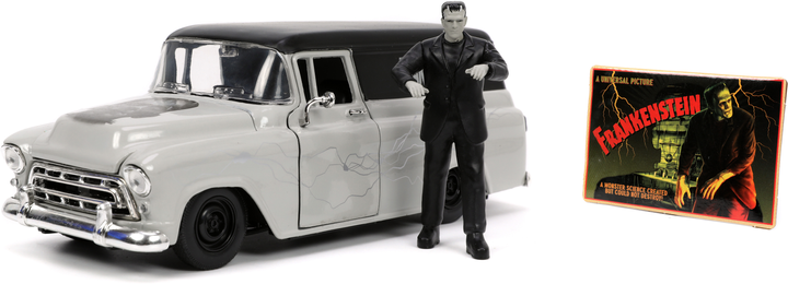 Metalowy samochód Jada Frankenstein Chevy Suburban 1957 z figurką 1:24 (SBA253255032) - obraz 2
