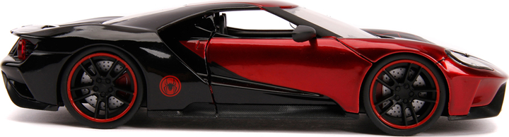 Metalowy samochód Jada Marvel Spider-Man Ford GT (2017) + figurka Miles Morales 1:24 (SBA253225008) - obraz 12