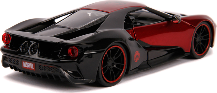 Metalowy samochód Jada Marvel Spider-Man Ford GT (2017) + figurka Miles Morales 1:24 (SBA253225008) - obraz 14