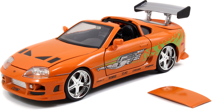 Машина металева Jada Форсаж Toyota Supra (1995) + фігурка Браяна 1:24 (SBA253205001) - зображення 6