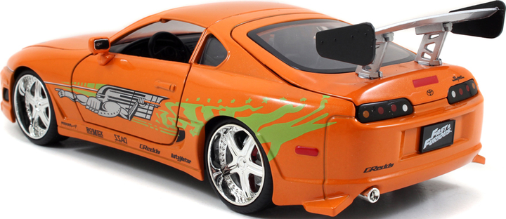 Машина металева Jada Форсаж Toyota Supra (1995) + фігурка Браяна 1:24 (SBA253205001) - зображення 7