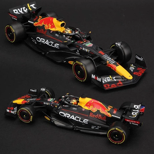 Коллекционная модель Bburago RB18 F1 #1 (масштаб 1:24) black