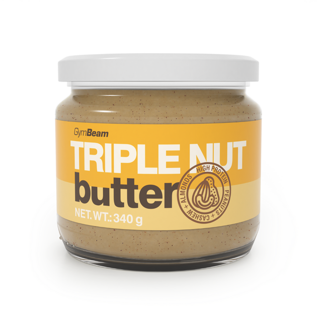 Горіхова паста Triple Nut Butter - GymBeam - Фото 1 Горіхова паста Triple Nut Butter - GymBeam - зображення 1