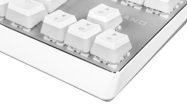Клавіатура дротова Modecom Volcano Lanparty Pudding Edition Outemu Blue USB White (K-MC-LANPARTY-U-RGB-BLUE-200-PUDD) - зображення 5