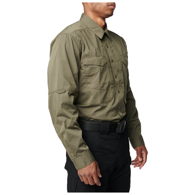 Рубашка тактическая 5.11 STRYKE™ LONG SLEEVE SHIRT 3XL RANGER GREEN - изображение 2