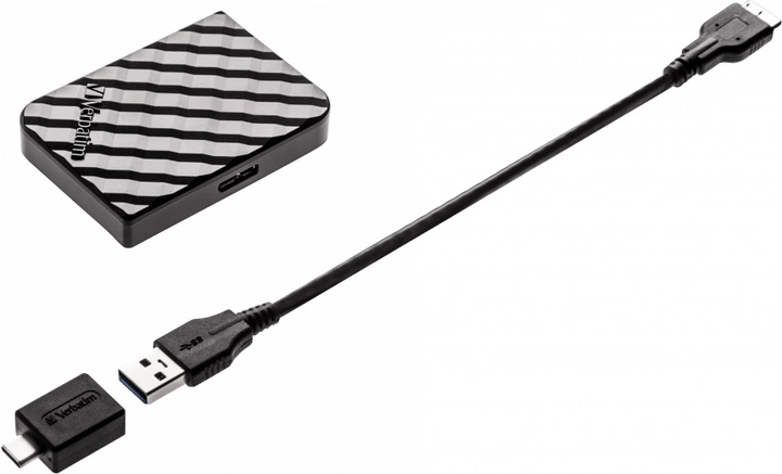 SSD диск Verbatim Store ‘n’ Go Mini 1TB USB 3.2 Gen 1 Black - зображення 6