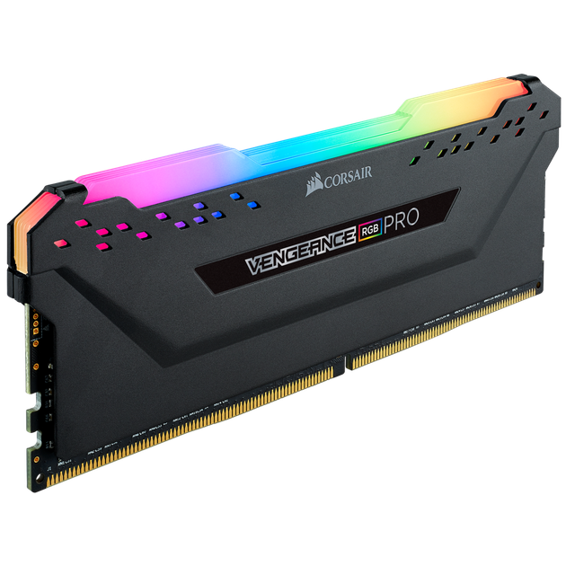 Corsair 32 GB (4x8GB) DDR4 3600 MHz Vengeance RGB Pro Black (CMW32GX4M4D3600C16) - Фото 4 Corsair 32 GB (4x8GB) DDR4 3600 MHz Vengeance RGB Pro Black (CMW32GX4M4D3600C16) - изображение 4
