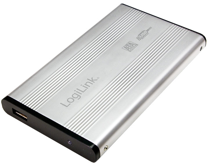 Kieszeń zewnętrzna Logilink 2.5 SATA HDD USB 2.0 Silver (UA0041A) - obraz 1