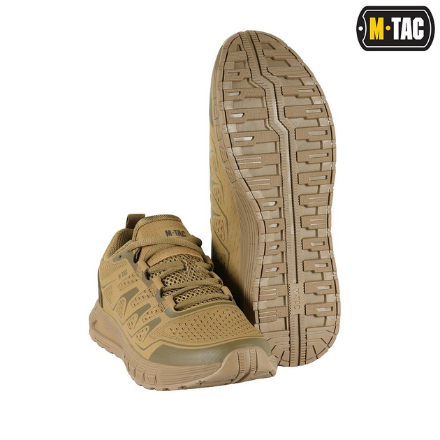 Тактические легкие кроссовки M-Tac Summer Sport Coyote койот 40 - изображение 2