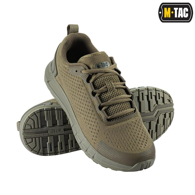 Тактические кроссовки сеточкой M-Tac Summer Pro Dark Olive темная олива 46 - изображение 1