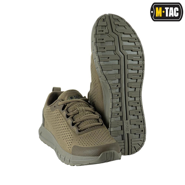 Тактичні кросівки сіточкою M-Tac Summer Pro Dark Olive темна олива 45 - зображення 2